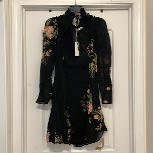 Reformation Vivianne Dress Crystal Size 12 NWT - Picture 6 of 8